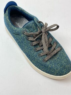 Allbirds Wool Piper Sneakers in Garden Blue/ Green Men's Size US 9 EU 41-42
